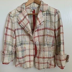 Zara jacket plaid